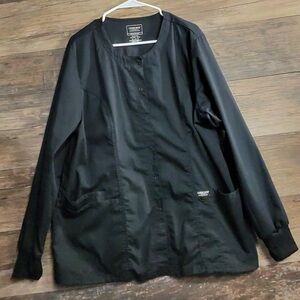 Cherokee Black Women's Scrub Nursing Top